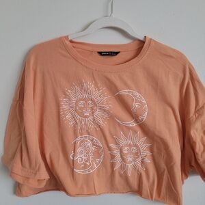 SHEIN Peach Tee